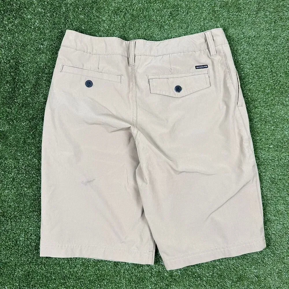 Quiksilver Men's Tan and Cream Shorts